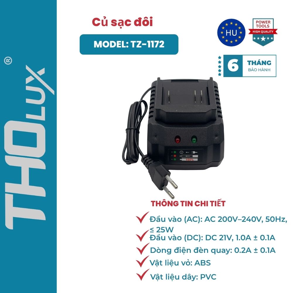 Củ sạc đôi TZ-1172