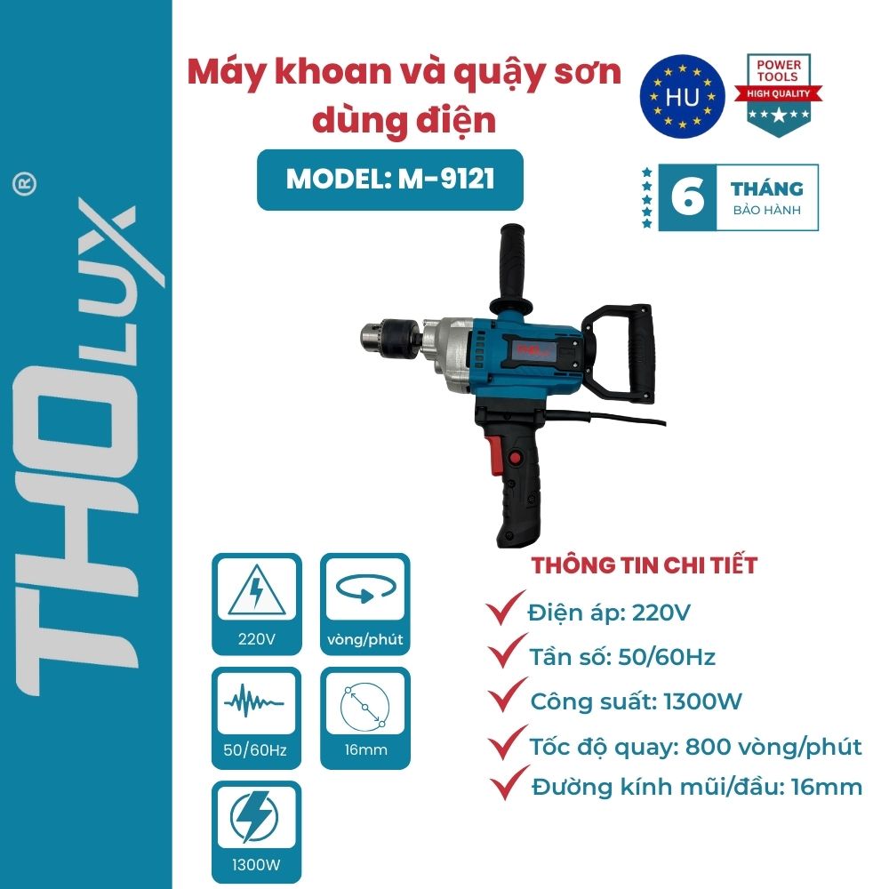 Máy khoan và quậy sơn dùng điện M-9121