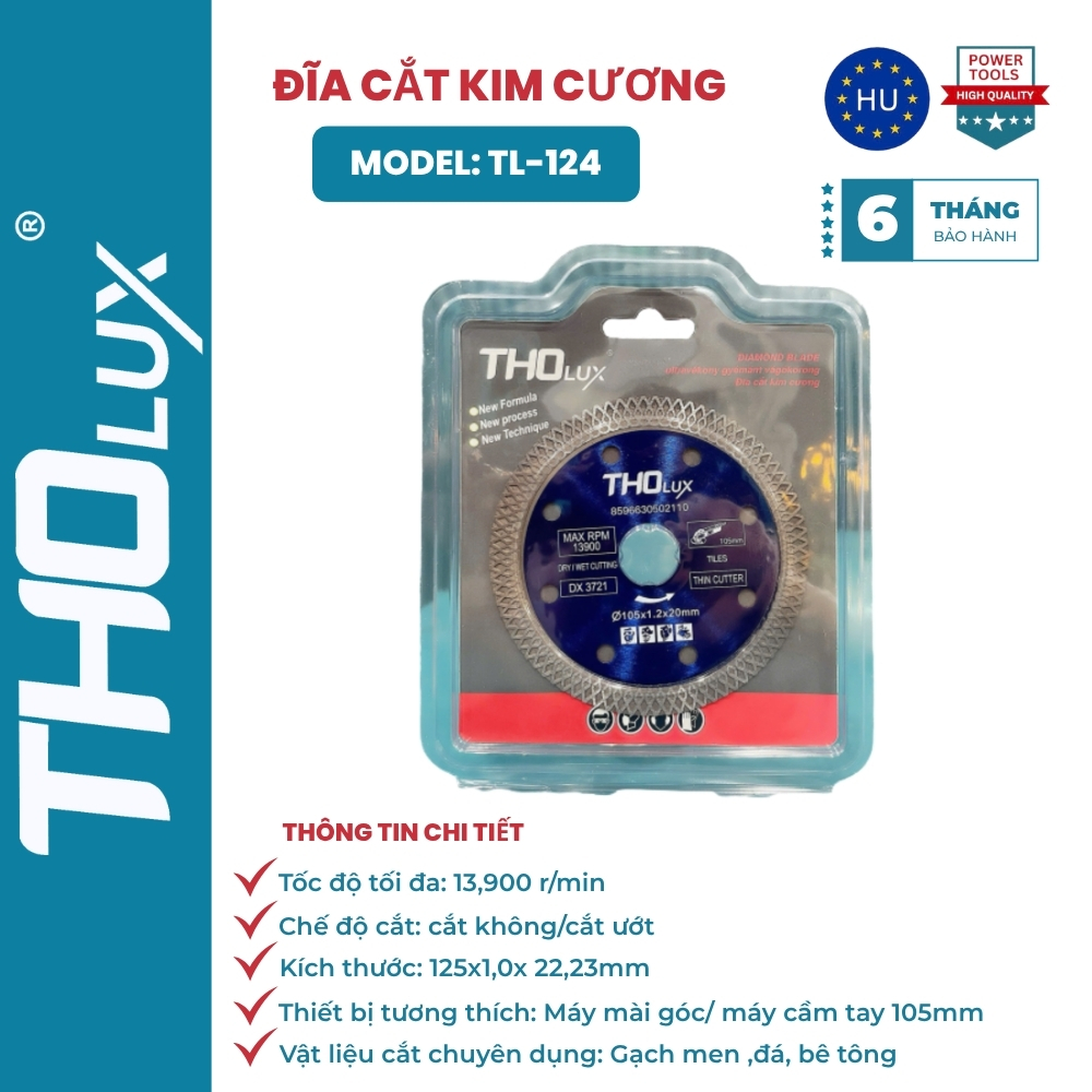 ĐĨA CẮT KIM CƯƠNG TL-124