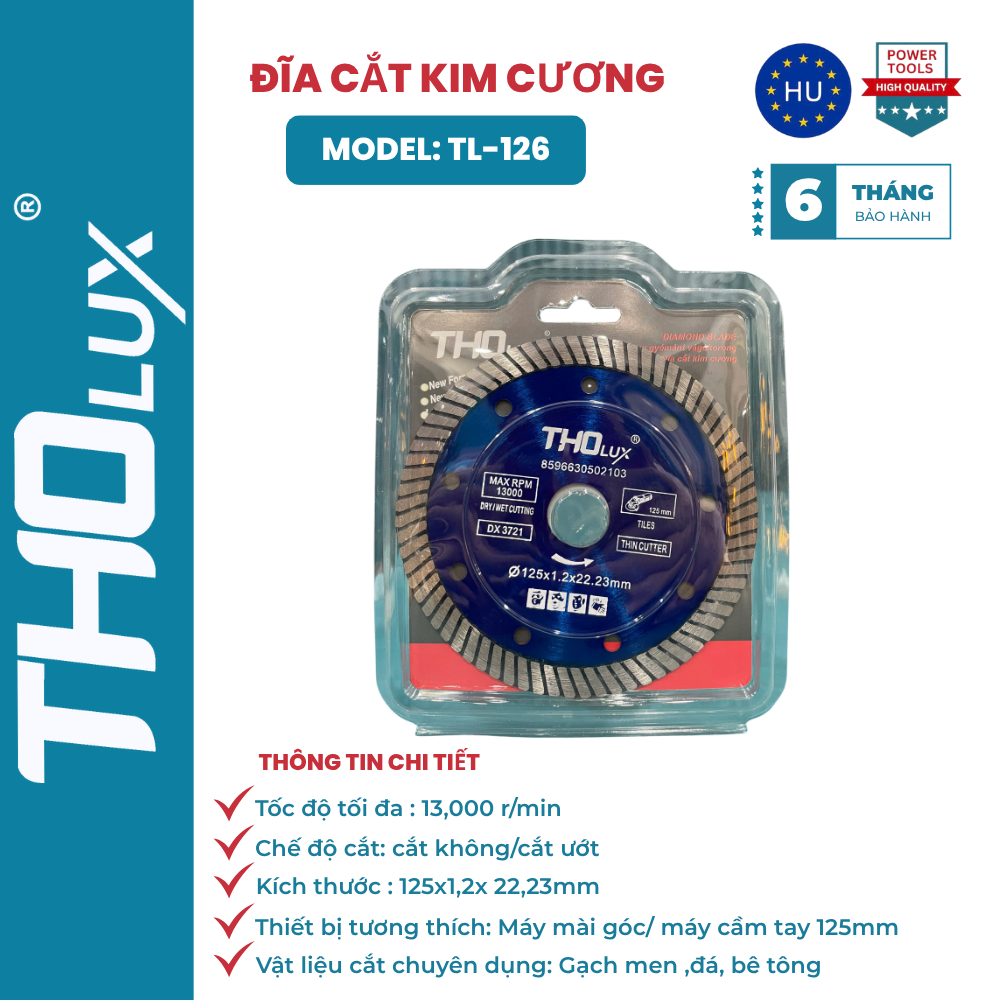 ĐĨA CẮT KIM CƯƠNG TL-126
