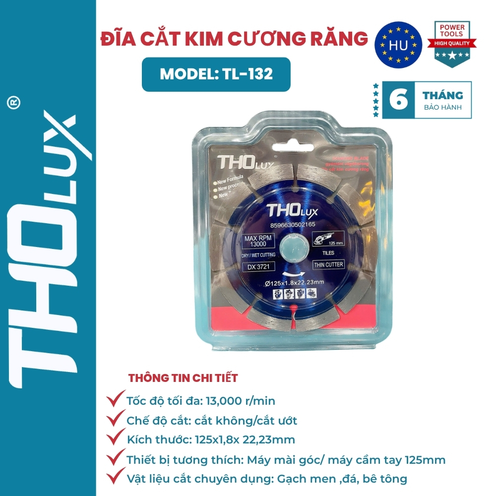 ĐĨA CẮT KIM CƯƠNG RĂNG TL-132