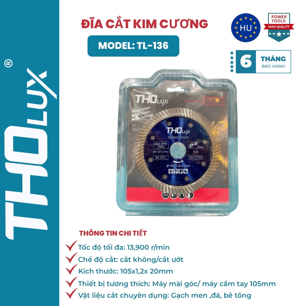 ĐĨA CẮT KIM CƯƠNG TL-136