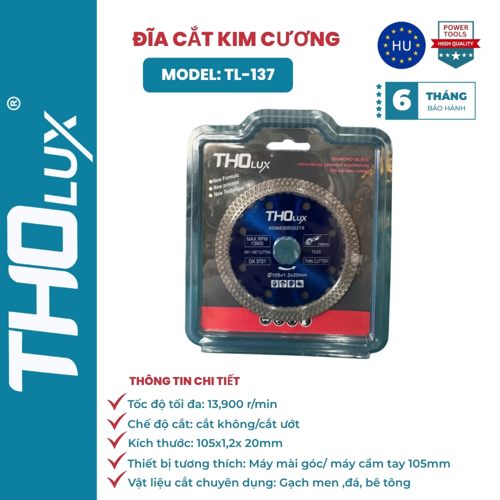 ĐĨA CẮT KIM CƯƠNG TL-137