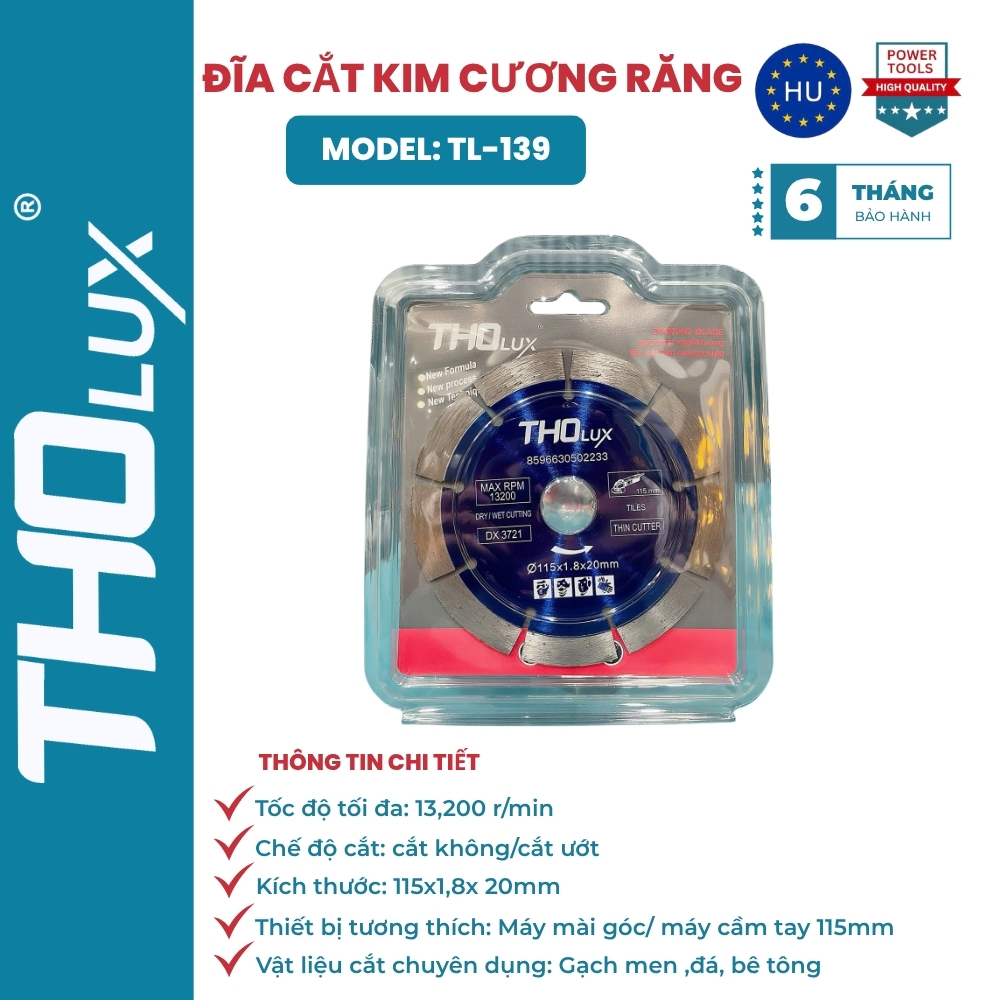 ĐĨA CĂT KIM CƯƠNG RĂNG TL-139