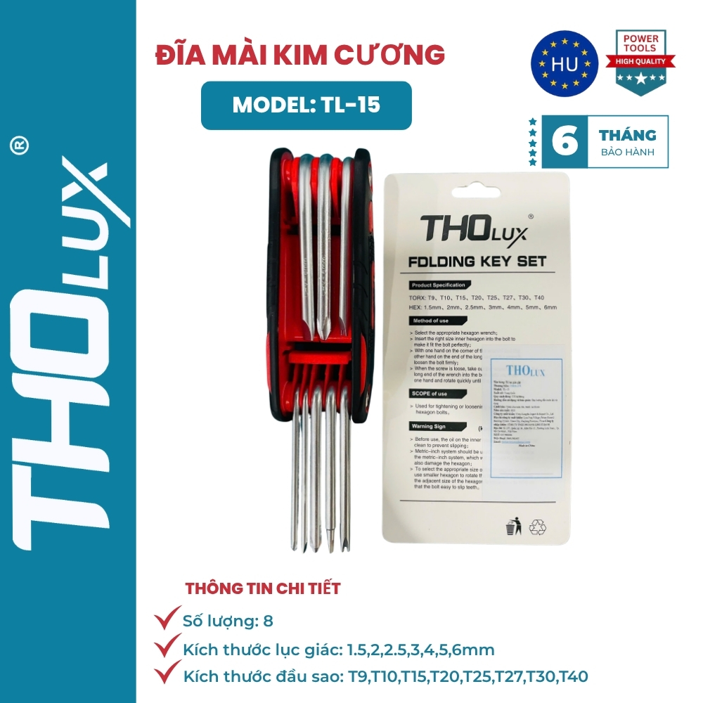 BỘ LỤC GIÁC GẬP TL-15