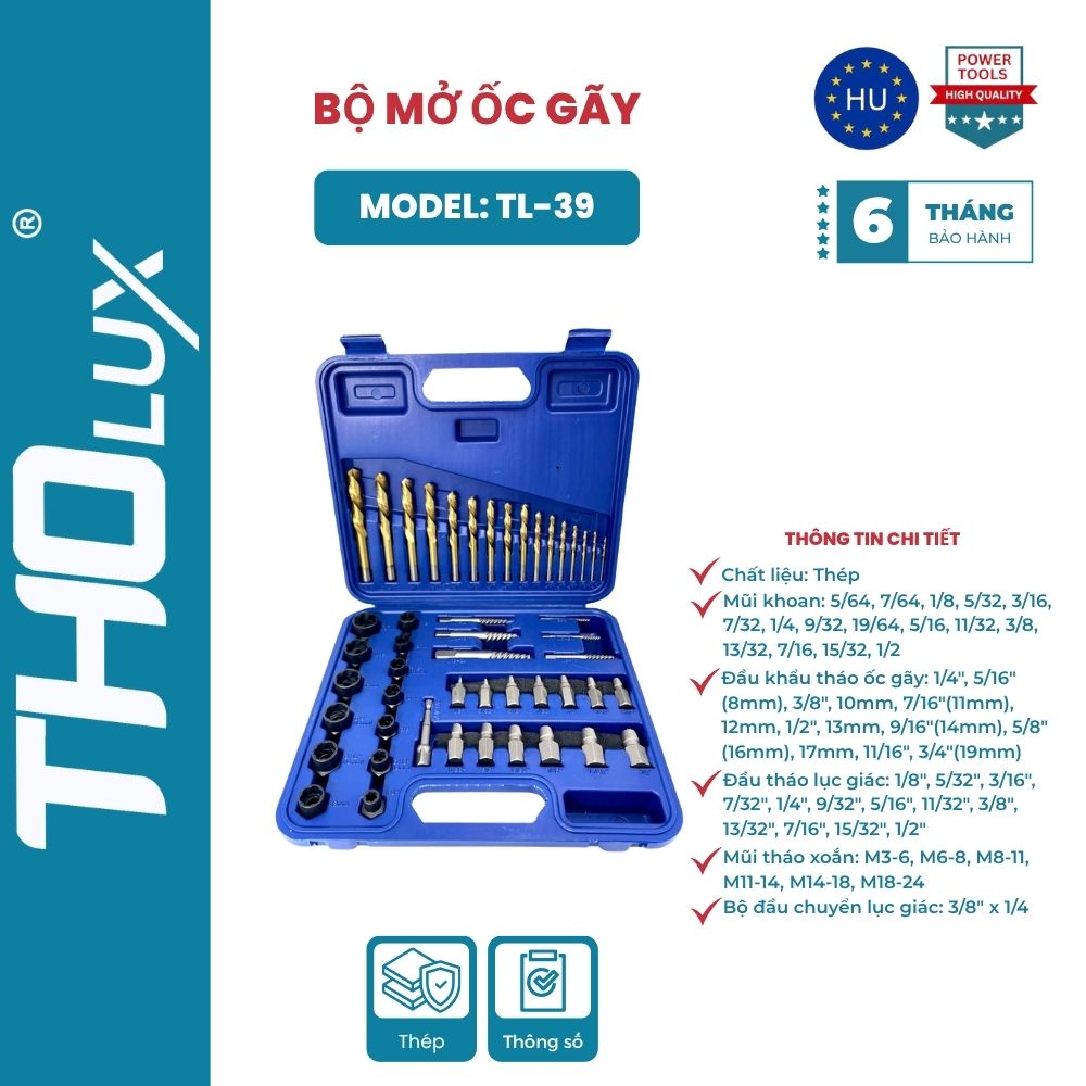 BỘ MỞ ỐC GÃY  TL-39