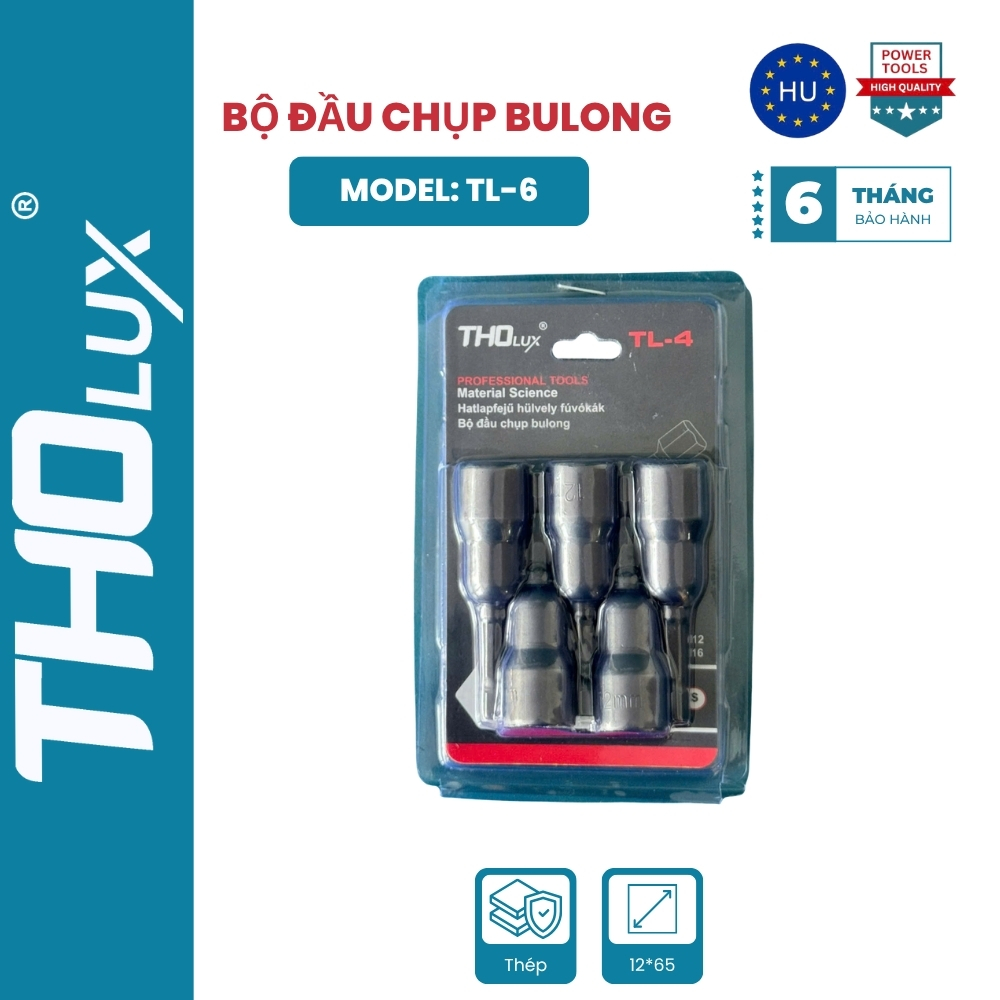 BỘ ĐẦU CHỤP BULONG  TL-6
