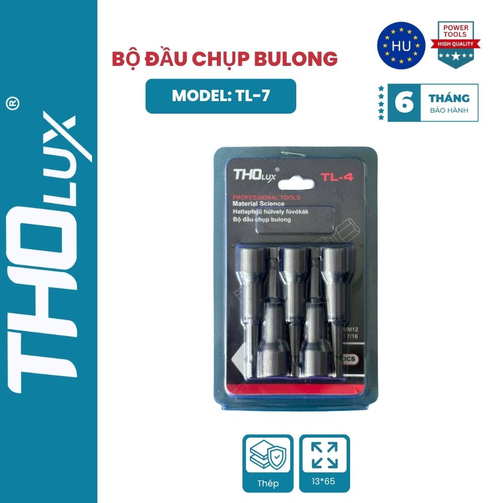 BỘ ĐẦU CHỤP BULONG  TL-7