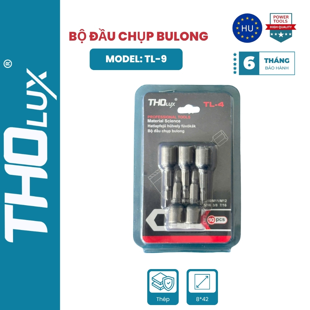 BỘ ĐẦU CHỤP BULONG  TL-9